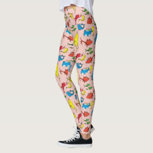 Leggings Dr. Seuss Un Poisson Deux Poissons Motif