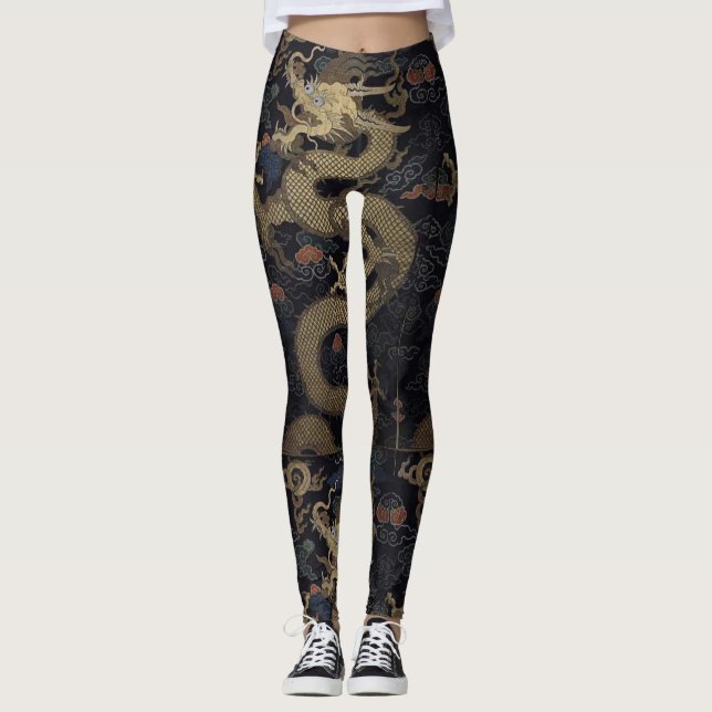 Leggings Dragon chinois (Devant)