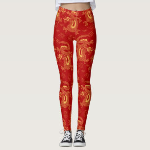 Leggings Dragon chinois de Zodiac, heureux nouvel an