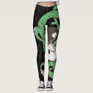 Leggings Dragon de Yin Yang