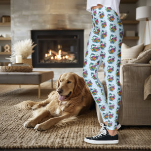 Leggings Dragon d'eau chinois Poisson Koi