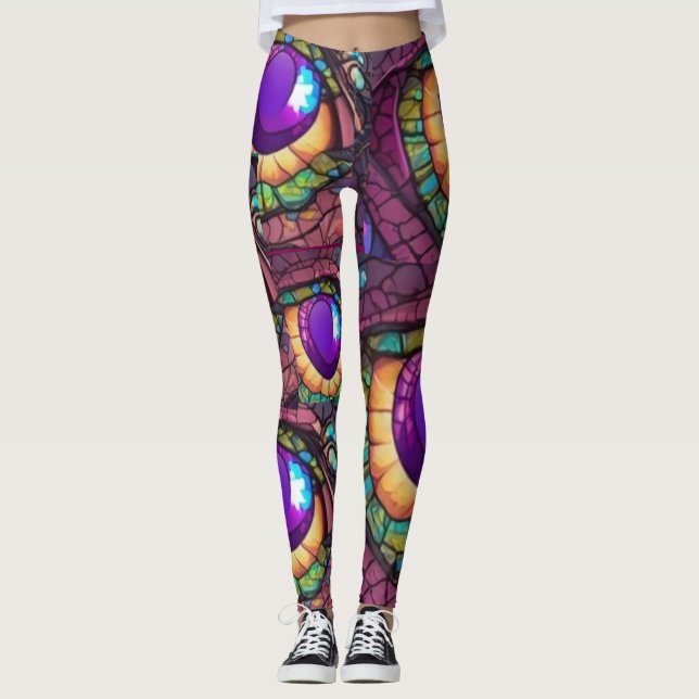 Leggings Dragon Eyes3 (Devant)