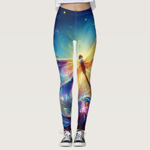 Leggings Dragonfly de nuit couleur Shimmer
