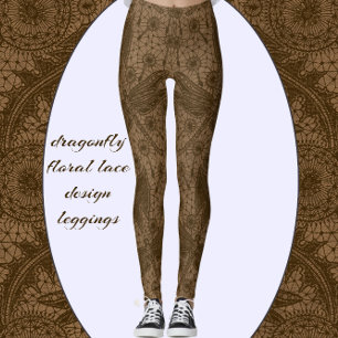 Leggings Dragonfly Wancy Floral Dream