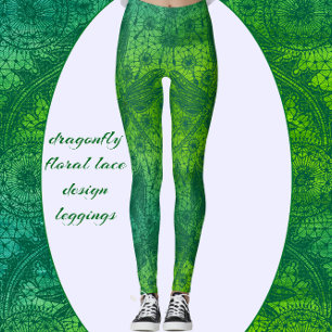 Leggings Dragonfly Wancy Floral Dream