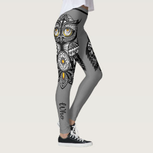 Leggings Dramatique Spirit Owl Hoot qui personnalise les fe