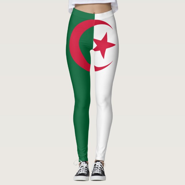 Leggings Drapeau algérien patriotique (Devant)
