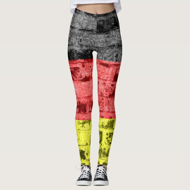 Leggings Drapeau Allemagne #2 (Devant)