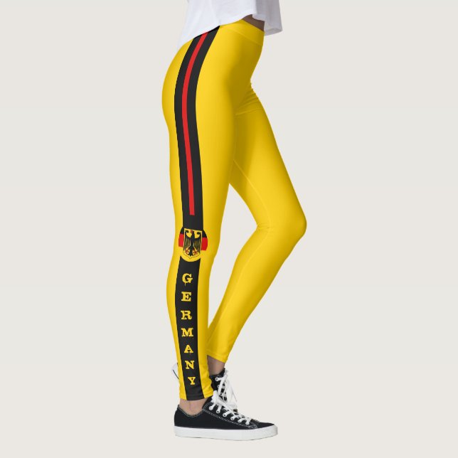 Leggings Drapeau allemand & Allemagne mode patriotes /sport (Droite)