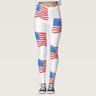 Leggings Drapeau américain