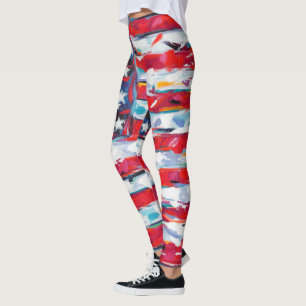 Leggings Drapeau américain