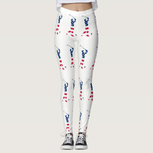 Leggings Drapeau américain de golf