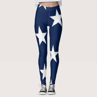Leggings Drapeau américain de taille Jumbo étoiles