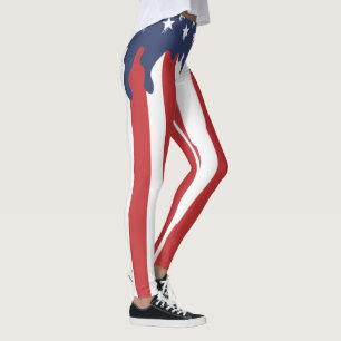 Leggings Drapeau américain Zazzle_Growshop.