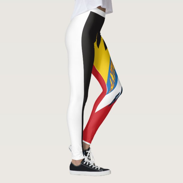 Leggings Drapeau Antigua-et-Barbuda Leggins (Droite)
