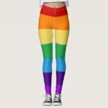 Leggings drapeau arc-en-ciel<br><div class="desc">Obtenez une paire tendance de leggings avec un design original! Les couleurs vives de l'arc-en-ciel pour célébrer votre fierté,  ou seulement votre bonheur !</div>
