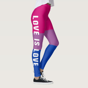 Leggings Drapeau arc-en-ciel LGBT de la fierté bisexuelle d