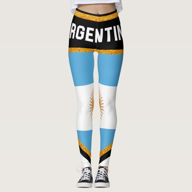 Leggings Drapeau Argentine (Devant)
