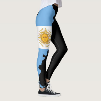 Leggings Drapeau Argentine - Cadeau Patriotique Pe