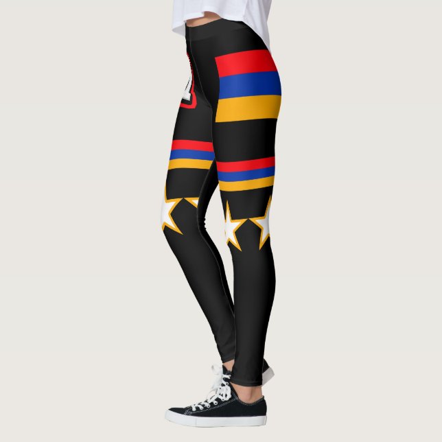 Leggings Drapeau Arménie (Gauche)