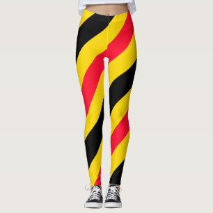 Leggings Drapeau belge motif