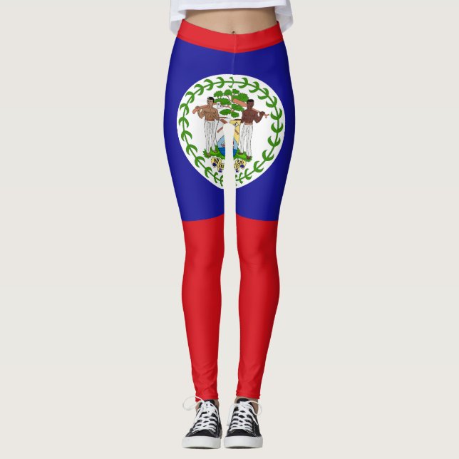 Leggings Drapeau bélizien (Devant)