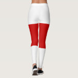Leggings Drapeau biélorusse (rouge et blanc)<br><div class="desc">Ce dessin présente un drapeau historique de la Biélorussie, utilisé à l'origine par la République Démocratique du Bélarus en 1918, avant que la Biélorussie ne devienne une République Soviétique, et à nouveau après avoir retrouvé son indépendance en 1991 jusqu'au référendum de 1995. Les groupes d'opposition biélorusses ont continué à utiliser...</div>