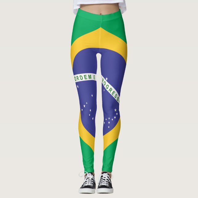 Leggings Drapeau Brasil (Devant)