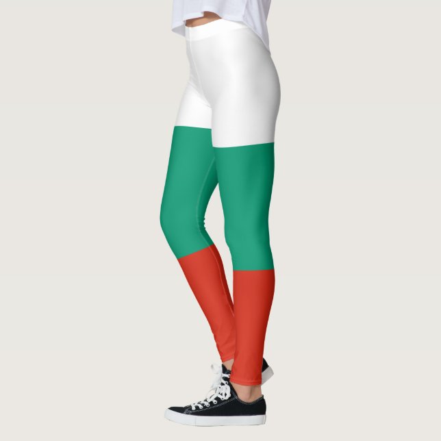 Leggings Drapeau Bulgare Patriotique (Gauche)
