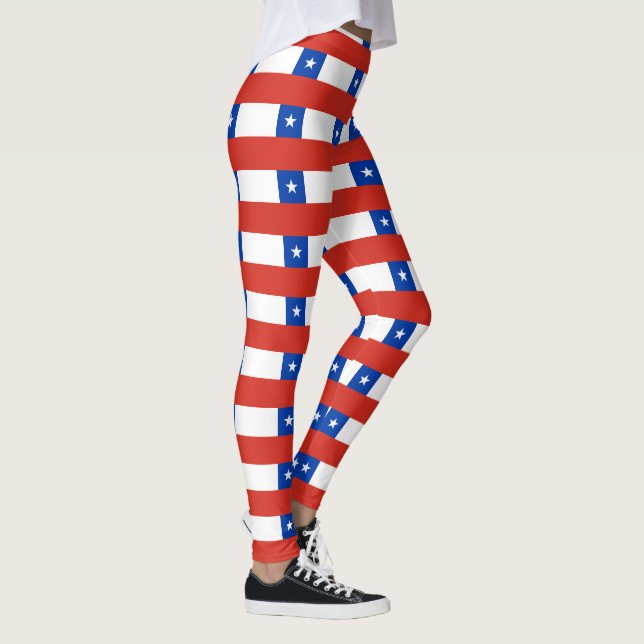 Leggings Drapeau chilien (Droite)