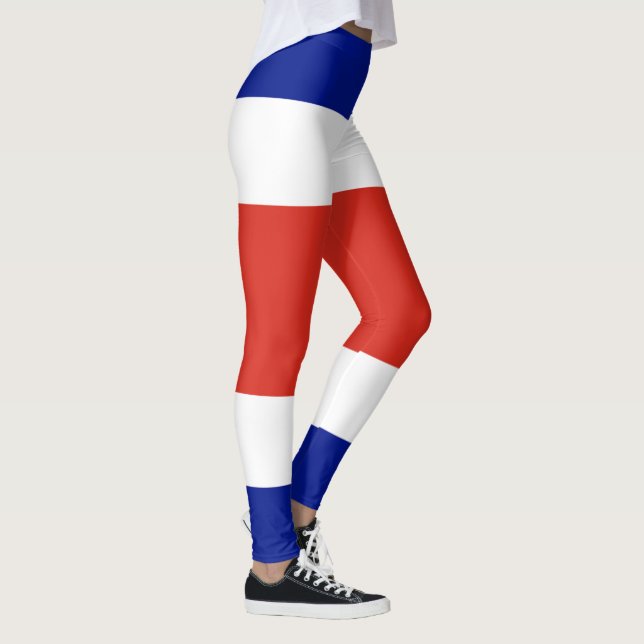 Leggings Drapeau civil du Costa Rica (Droite)
