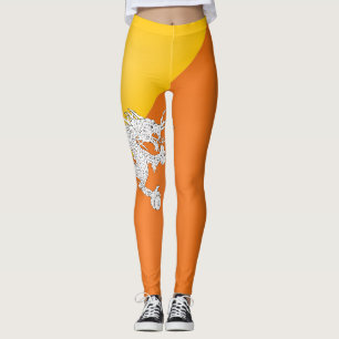 Leggings Drapeau Cool du Bhoutan