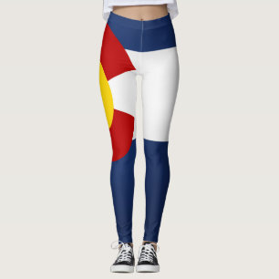 Leggings Drapeau Cool Du Colorado