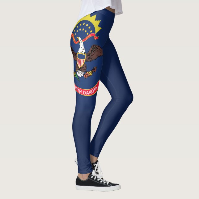 Leggings Drapeau cool Du Dakota Du Nord (Droite)