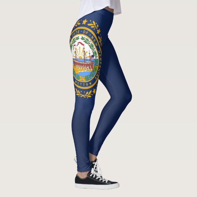 Leggings Drapeau cool État Du New Hampshire (Droite)