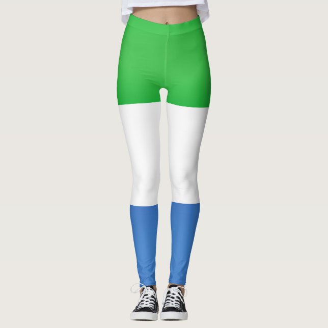 Leggings Drapeau cool Sierra Leone (Devant)