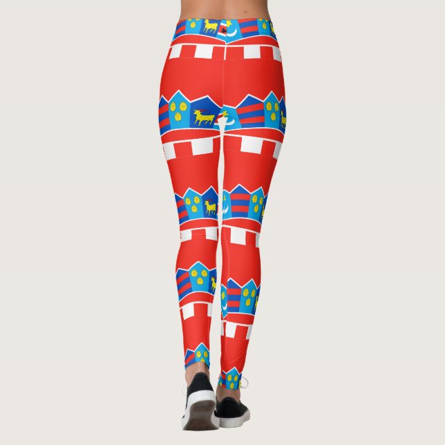 Leggings Drapeau croate motif (Dos)