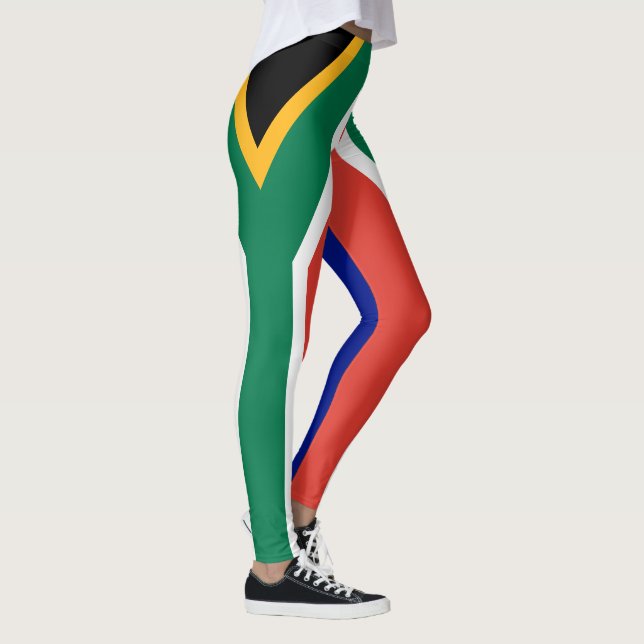 Leggings Drapeau d'Afrique du Sud (Droite)