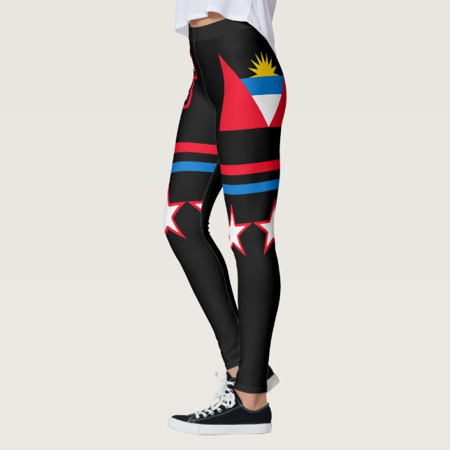 Leggings Drapeau d'Antigua-et-Barbuda (Gauche)