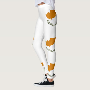 Leggings Drapeau de Chypre