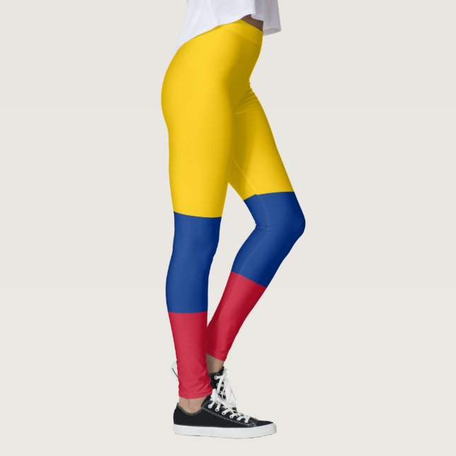 Leggings Drapeau de Colombie (Droite)
