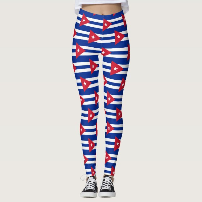Leggings Drapeau de Cuba (Devant)