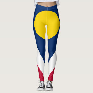 Leggings Drapeau de Denver, Colorado, États-Unis