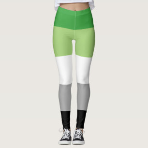 Leggings Drapeau de fierté aromantique LGBTQ