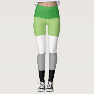 Leggings Drapeau de fierté aromantique LGBTQ