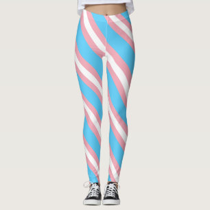 Leggings Drapeau de fierté de transsexuel - arc-en-ciel de