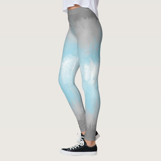 Leggings Drapeau de fierté Demiboy abstrait   (Gauche)