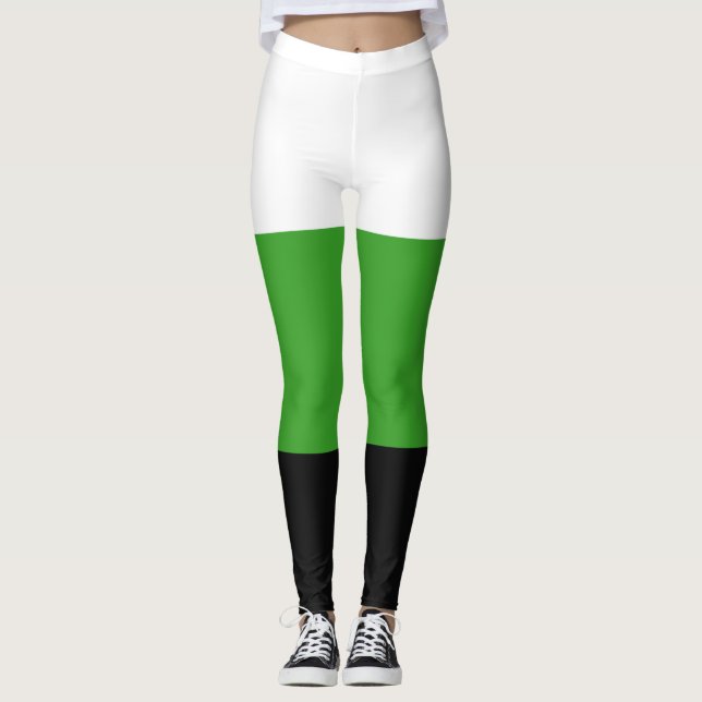 Leggings Drapeau de fierté Neutrois (Devant)