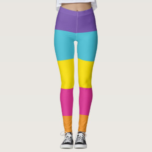 Leggings Drapeau de fierté non binaire de genre