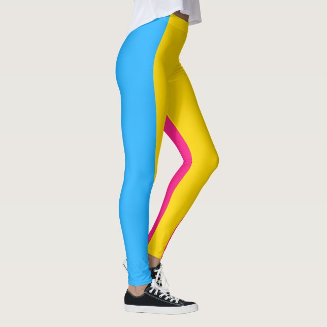 Leggings Drapeau de fierté Pansexual LGBTQ (Droite)